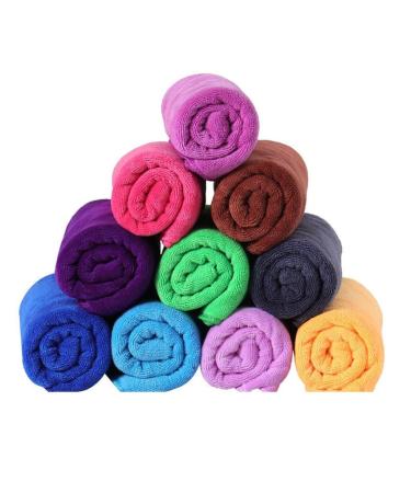 Barbershop Towel Beauty Salon with Baotou Dry Hair Towel and Thick Moistures Fiber Towel 35*75 Multi-colored