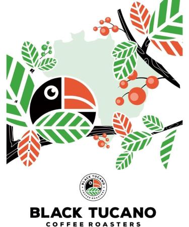 Black Tucano Brazilian Specialty Medium Roast Premium Blend Coffee - Premium 86+ Points Ground - 250g 24 Pack - Buy Online on GoSupps.com