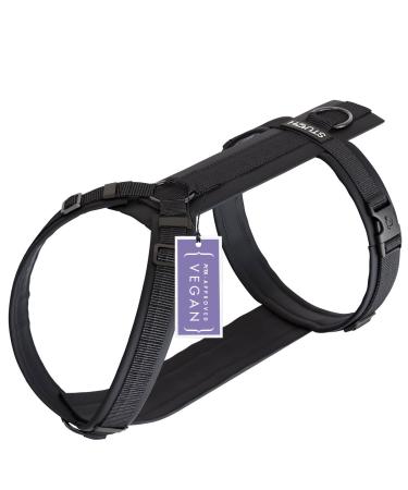 Stuch dog harness - adjustable nylon dishes - padded - for small medium and large dogs color: black size: l black l - Buy Online on GoSupps.com