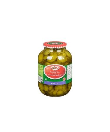 Bick's - Hamburger Dill Slices Garlic 4 lt (Pack of 2)
