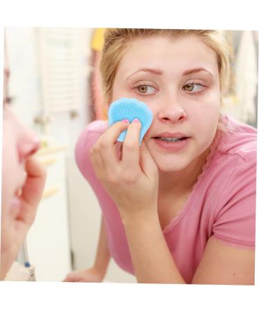 minkissy 28 Pcs Rabbit Ears Facial Brush Face Massage Brush Skin Care Brush Manual Face Cleansing Brush Facial Cleansing Tool Women Facial Brush Handheld Cute Rabbit Silica Gel Miss Light Bluex7pcs 7.5x7.5cmx7pcs - Buy Online on GoSupps.com