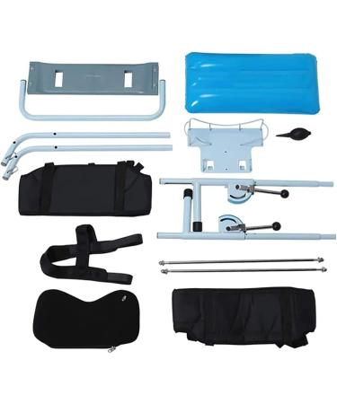 Wolves Portable Cervical Lumbar Traction Bed | Physiotherapy Body Stretching Device for Neck & Lumbar Relief | Spondylose Treatment - 0-210mm - Buy Online on GoSupps.com