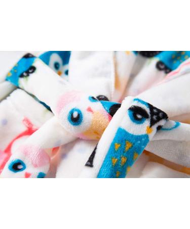 XINNE Boys Girls Soft Bathrobe - Cute Owl Pattern Flannel Hoodie Sleepwear for Toddlers & Babies - Cozy Pajamas for Kids - Buy Online on GoSupps.com