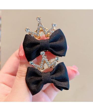 12Pcs Small Bow Princess Hair Claw Clips for Thin/Medium Thick Hair - Mini Crown Hair Accessories for Women Girls - Buy Online on GoSupps.com