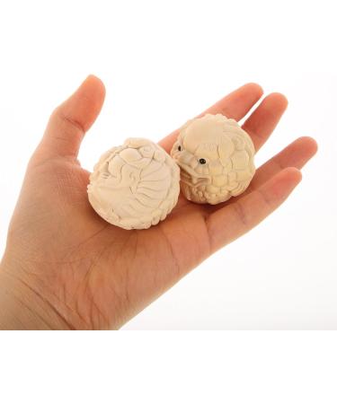 Hanabass Chinese Baoding Balls - 2 Wooden Piyao Dragon Massage Balls for Finger Exercise & Stress Relief - Buy Online on GoSupps.com
