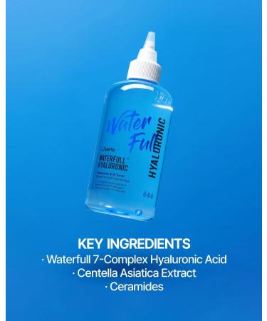 Jumiso Waterfull Hyaluronic Toner 250ml - Face Moisturizer & Facial Toner for All Skin Types - Daily Deep Hydration - Vegan & Fragrance-Free - Perfect Mother's Day Gift - Buy Online on GoSupps.com