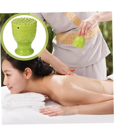 Premium Moxa Stick Holder & Moxibustion Tank - Ceramic Portable Massage Device for Heat Therapy & Back Care - Buy Online on GoSupps.com