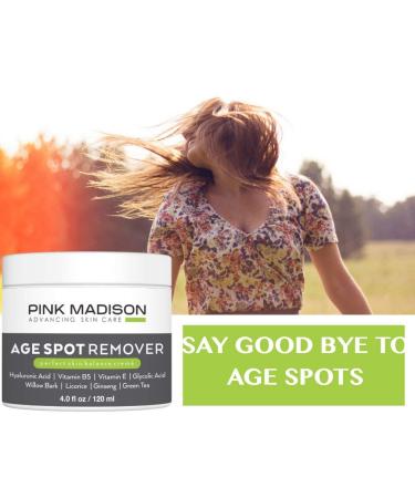 Pink Madison Dark Spot Corrector - Best Age Spot Remover for Face, Hands, Body - 4oz Cream - Buy Online on GoSupps.com