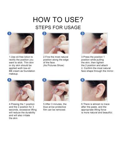 Face Lifting Patch - Invisible Artifact Stickers for Chin Slimming & Anti-wrinkle | 40 PCS - Beauty Tools for a Youthful Look - Buy Online on GoSupps.com