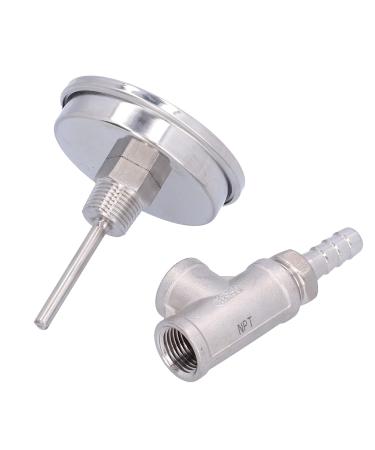 High-Quality Stainless Steel Outdoor Thermometer - Battery-Operated Temperature Monitor for Flowing Liquids & Indoor Use - Buy Online on GoSupps.com
