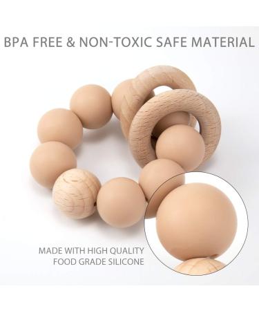 Sage Silicone Baby Teether | Food Grade & BPA Free Teething Toy - Buy Online on GoSupps.com