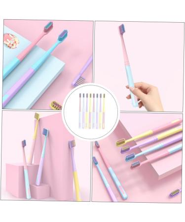 Minkissy 8-Pack Extra Soft Macaron Toothbrushes - Ergonomic Travel & Home Oral Care - Buy Online on GoSupps.com
