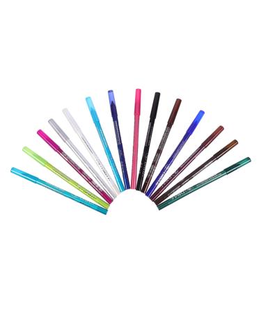 Beatifufu 14pcs Eyeshadow Pencil Set Eyeliner Drawing Tool Makeup Pencil Makeup Accessory Eye Lining Drawing Pencil Cosmetics Pencil Eyeliner Drawing Pencil Girl Eye Liner Drawing Pencil