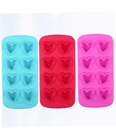 Zerodeko 6 Pcs Ice Cube Silicone Molds Chocolate Candy Fudge Molds Chocolate Mold Ice Tray Ice Box Soap 21X10.4X3cmx2pcs Assorted Colorx2pcs - Buy Online on GoSupps.com