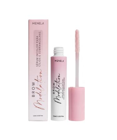 MENELA Eyebrow Growth Serum & Lash Serum: 2-in-1 Enhancer with 10 Botanical Actives (Biotin Aloe Witch Hazel Rosehip) Natural Formula for Fuller Stronger & Hydrated Brows-3.9ml (0.132 fl oz)