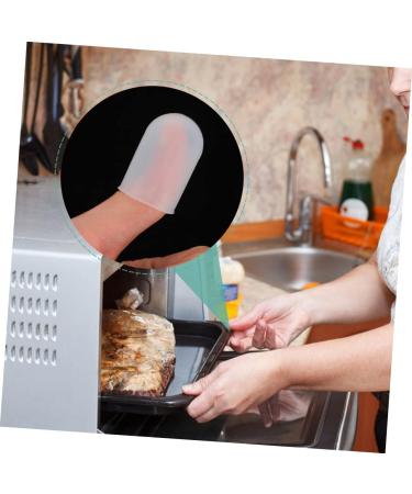 FRCOLOR 5pcs Insulated Silicone Finger Cots - Food Grade Finger Sleeves & Caps for Safe Cooking - Buy Online on GoSupps.com