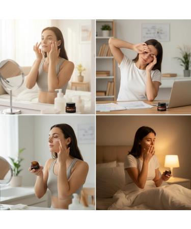 Bodylife Collagen Vitamin C Eye Cream Age Correcting Eye Cream Collagen Caffeine Reduce Wrinkles with Vc Peptide for Wrinkles Dark Circles Puffiness Fine Lines-1.06oz - Buy Online on GoSupps.com
