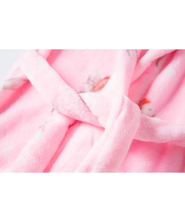 Buy Xinne Young Girls Soft Bathrobe - Cute Rabbit Pattern Flannel Hoodie Pajamas Nightwear for Toddlers & Babies - Buy Online on GoSupps.com
