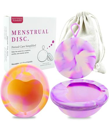 Hovceh Menstrual Disc - Soft Reusable Flex Disc Medical Silicone Alternative to Tampons Sizes S+L - Buy Online on GoSupps.com