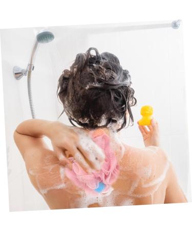 FRCOLOR Body Scrubber Set - 3pcs Ice Cream Bath Balls & Puff for Spa-Quality Cleansing | Perfect Loofah Cleaner & Bathing Sponge for All Skin Types - Buy Online on GoSupps.com