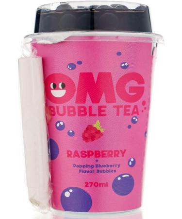 Bubble tea | Real tea Real fruit Popping bubbles | (Raspberry Tea with popping Blueberry bubbles) Delicious Tasty And Twisty Treat (6)