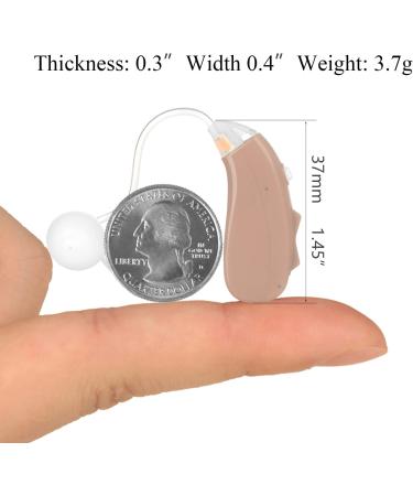 Banglijian Ziv-201A Rechargeable Digital Hearing Aid - Small Size Pair with Noise Cancelling Technology - Buy Online on GoSupps.com