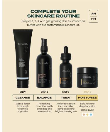 Buttah Skin Facial Shea Butter 2oz - Organic Whipped Virgin Raw Moisturizer for All Skin Tones - Hydrating & Natural - Buy Online on GoSupps.com