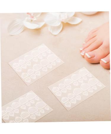 20 Sheets Nail Adhesive Nail Tips False Toenails for Big Toe Paper Tape for Nails Waterproof Labels Press on Nails Long Nail Glue Gummed Paper Rubber Nails Stickers - Buy Online on GoSupps.com