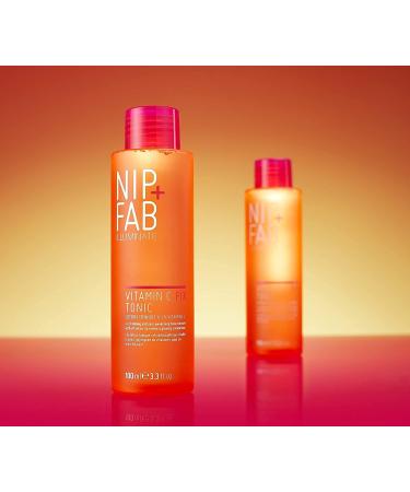 Nip + Fab Vitamin C Fix Tonic Extreme for Face with Panthenol and Lactic Acid Antioxidant Toner for Skin Brightening and Toning 100ml - Buy Online on GoSupps.com