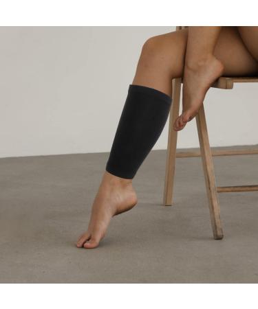 Ciieeo 2ST Ankle Socks - Elastic Ankle Cuff & Bandage Sleeve for Football | Wool Men's & Women's Calf Socks | Perfect for Autumn & Winter - Black - Buy Online on GoSupps.com