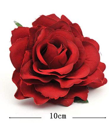 12 Pack Multicolored Rose Flower Hair Clips for Women & Girls - Perfect Accessories for Parties Beach & Weddings - Buy Online on GoSupps.com
