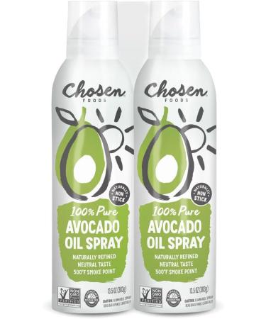 Chosen Food Avocado Oil Cooking Spray 2 x 383ml - Buy Online on GoSupps.com