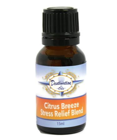 Destination Oils Citrus Breeze Essential Oil for Stress Relief- 15ml
