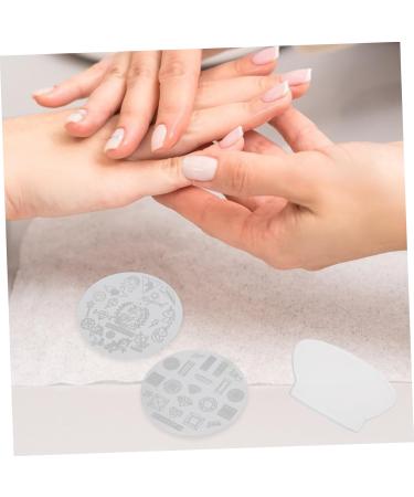 minkissy 1 Set Nail Art Printing Plate Nail Polish Stamping Plate Christmas Nail Template Nail Stamp Plate Templates Holiday Nail Stamping Plate Nails Kits Nail Decals Halloween Silica Gel - Buy Online on GoSupps.com