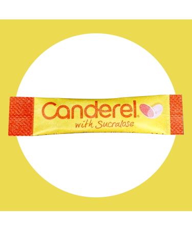 Canderel Sweetener Sticks 1x100pk - 100 Individual Sweetener Stick Sachets - Low Calorie Content Sucralose Based Table-Top Sweetener - Buy Online on GoSupps.com