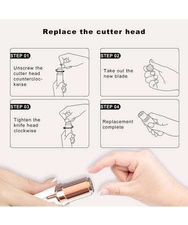 Double Halo Replacement Heads for Finishing Touch Flawless Facial Hair Remover Gen 2 - 6 Blades - Buy Online on GoSupps.com