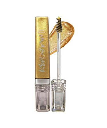 Glittery Sparkling Mascara - 5g Sweat-Resistant Volumizing Balm Smear-Free Eyelash Mascara For Women and Mothers Ideal for Parties Dates Weddings etc.
