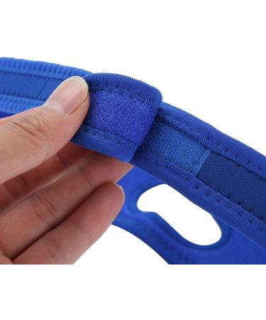 Anti Snoring Strap - Adjustable Unisex Jaw Support Belt for Comfortable Sleep - Blue - Buy Online on GoSupps.com