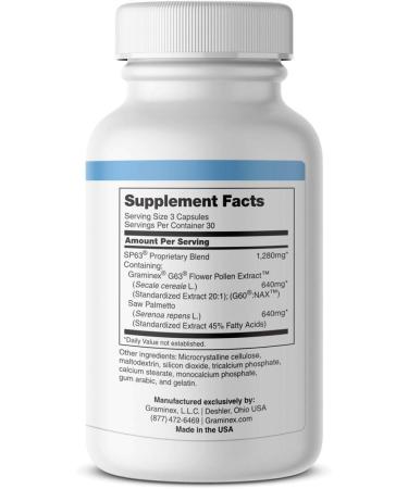 Graminex Prostanex - Prostate Health Supplement with Saw Palmetto - 90 Capsules - Buy Online on GoSupps.com