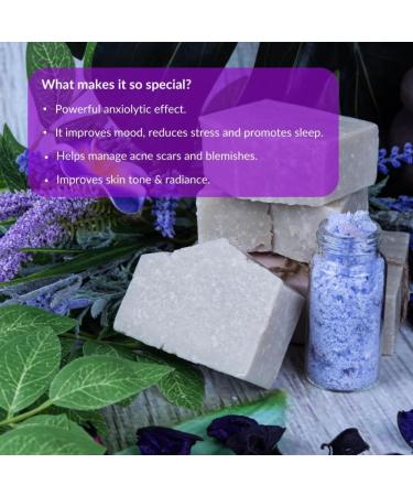 100% Organic Handmade Lavender Soap | Natural Stress Relief & Healthy Skin | Suitable for All Skin Types | Chemical Sulfate & Paraben Free | 4.2 Oz - Buy Online on GoSupps.com
