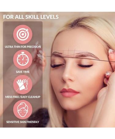 Eyebrow Mapping String Pre-Inked Mapping Brows String Microblading Mapping String Microblading Brows String Supplies Black - Buy Online on GoSupps.com