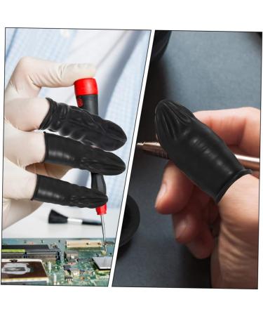 100pcs Anti-Static Finger Cots - Wear-Resistant Professional Finger Protectors for eCommerce - Buy Online on GoSupps.com