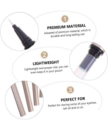 Beavorty 4pcs Eyeliner Empty Empty Mascara Tube Refillable Clear Bottle Makeup Eyeliner Makeup Mascara Containers Blonde Mascara Eyeliner Makeup Tool Frosted - Buy Online on GoSupps.com