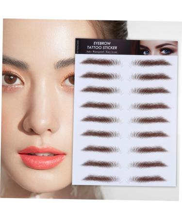 Beatifufu Brow Stickers Eyes 4pcs s Waterproof Makeup Eyebrow Makeup Grooming Eyebrow Transfer Stickers Make up 6d - Buy Online on GoSupps.com