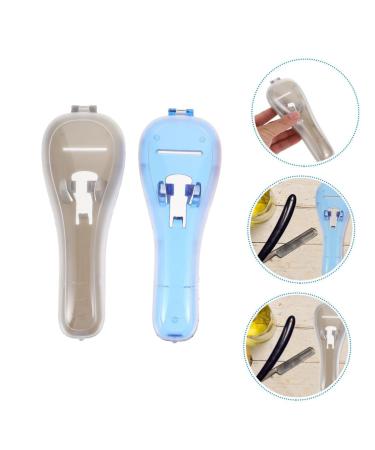Vintorky Razor Storage Box - Portable Organizer for Electric Shavers & Razors | 2er Box in Blue & Gray (16.5x6x3.5cm) - Ideal for Travel & Home - Buy Online on GoSupps.com
