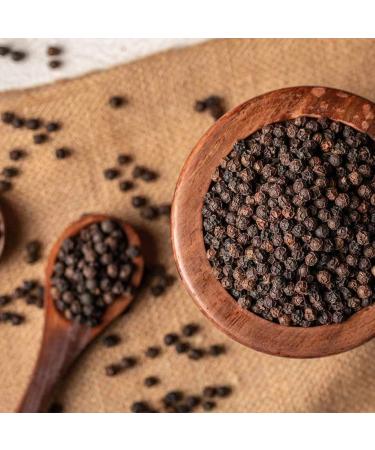 TRS Black Pepper Whole | 1KG | Whole Pepper | Gourmet Black Peppercorn | Peppercorns for Grinders |Ground Black Pepper |Indian Origin (Pack of 2) - Buy Online on GoSupps.com