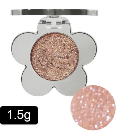Eyeshadow Single | Travel Eyeshadow Palette Eyeshadow Makeup Highlighter Matte Flower Shape Eye Shadow Long Lasting Wear Glitter Primer Palette 201 - Buy Online on GoSupps.com