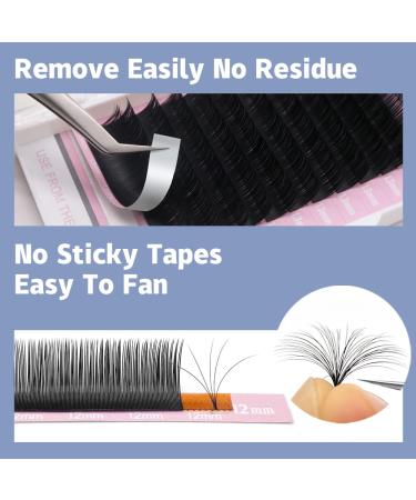 Eyelash Extensions - Fake Mink Individual Lashes | 0.05 D Curl 15mm | Volume Eyelash Extensions for Salon Use - Buy Online on GoSupps.com