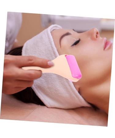 Massage Roller Face Massager | Ice Roller & Eye Cream Tool for Skin Care | Purple Facial Massage Stick 17x7.5x3cm - Buy Online on GoSupps.com