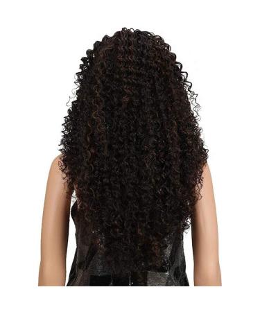 Lace Front Synthetic Wig for Black Women - 26 Long Wavy & Curly Heat-Resistant - 150% Density Vacation Hair - Buy Online on GoSupps.com